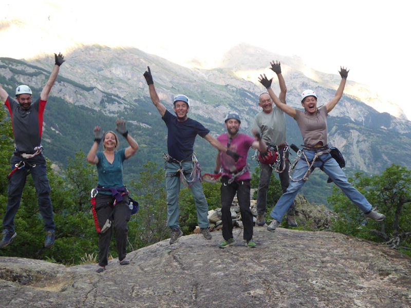 End of the Via Ferrata